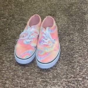 Pretty new tie dye vans!!